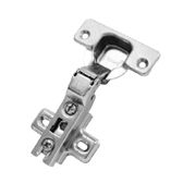 E-SERIES AUTO CLOSE SCREW-ON HINGE WITH 2 HOLE MOUNTING PLATE