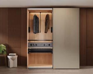 TOP GLIDE  SYSTEM 22 FOR DOUBLE DOORS WARDROBE
